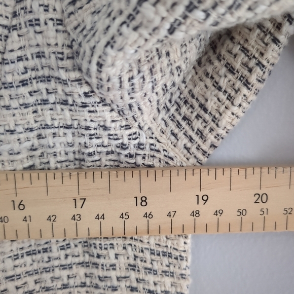 Banana Republic Blazer Womens 4P Cotton Corpcore Elegant Neutral - Picture 7 of 9